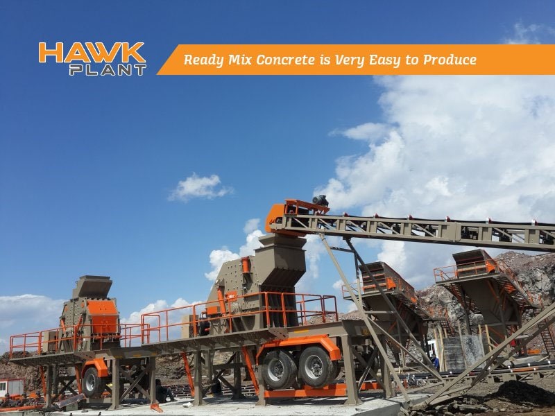 Ready Mix concrete made is very easy to manufacture