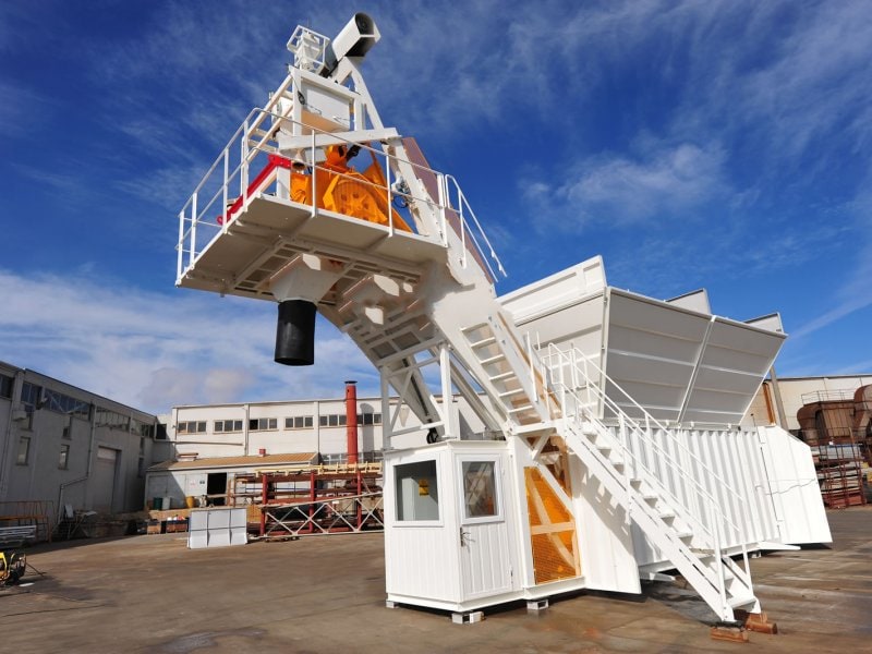 Compact Type Concrete Batching Plant